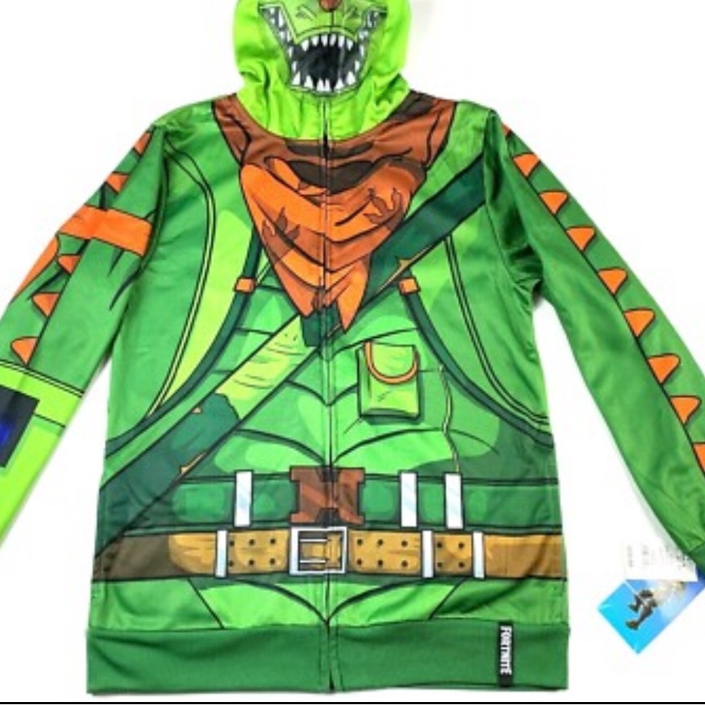 Official Licensed Fortnite REX Hoodie – Youth XL